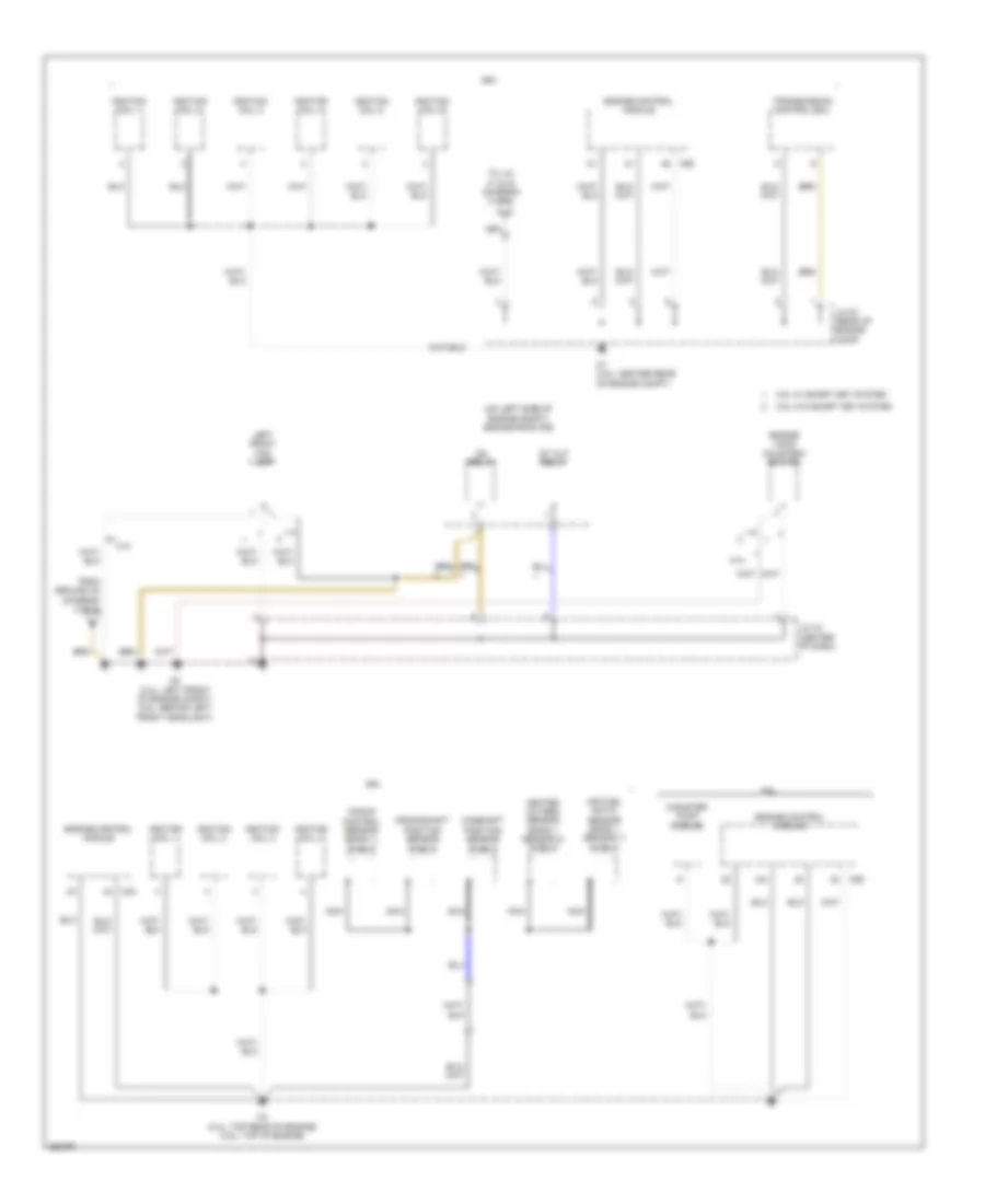 Ground Distribution Wiring Diagram Except Hybrid 1 of 5 for Toyota Camry CE 2007