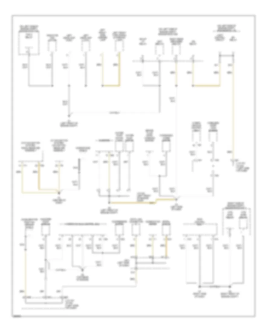 Ground Distribution Wiring Diagram Hybrid 1 of 4 for Toyota Camry CE 2007