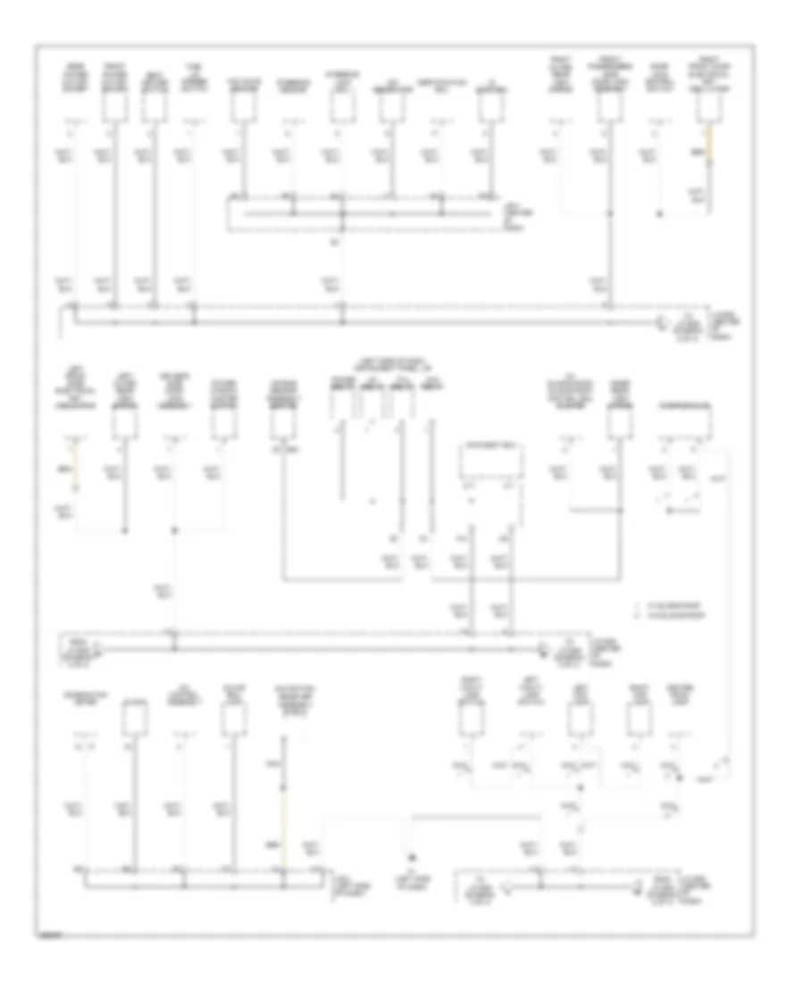 Ground Distribution Wiring Diagram Hybrid 2 of 4 for Toyota Camry CE 2007