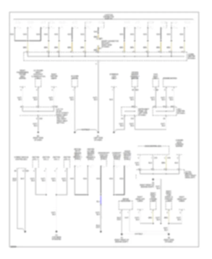 Ground Distribution Wiring Diagram Hybrid 4 of 4 for Toyota Camry CE 2007