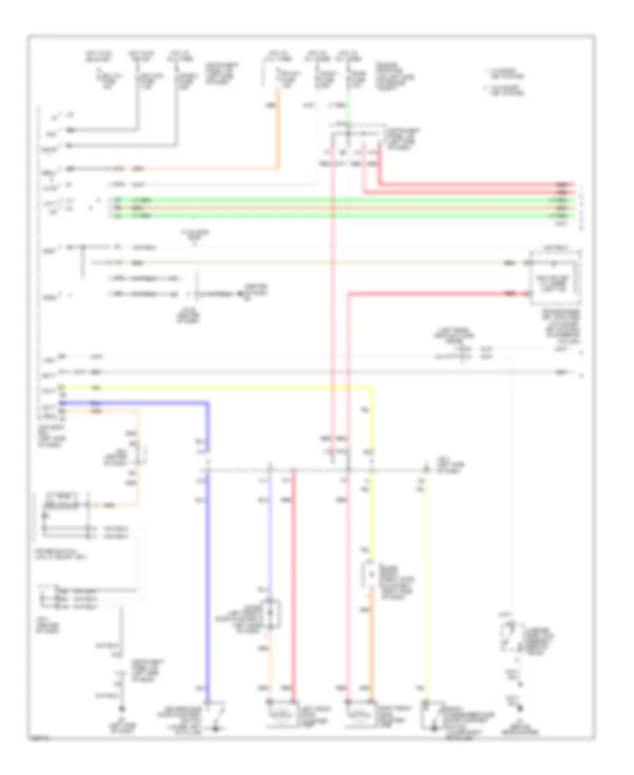 Courtesy Lamps Wiring Diagram Except Hybrid 1 of 2 for Toyota Camry CE 2007