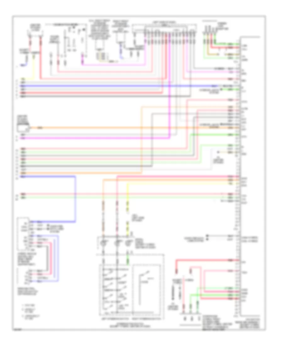 Navigation Wiring Diagram, Except Hybrid (2 of 2) for Toyota Camry CE 2007