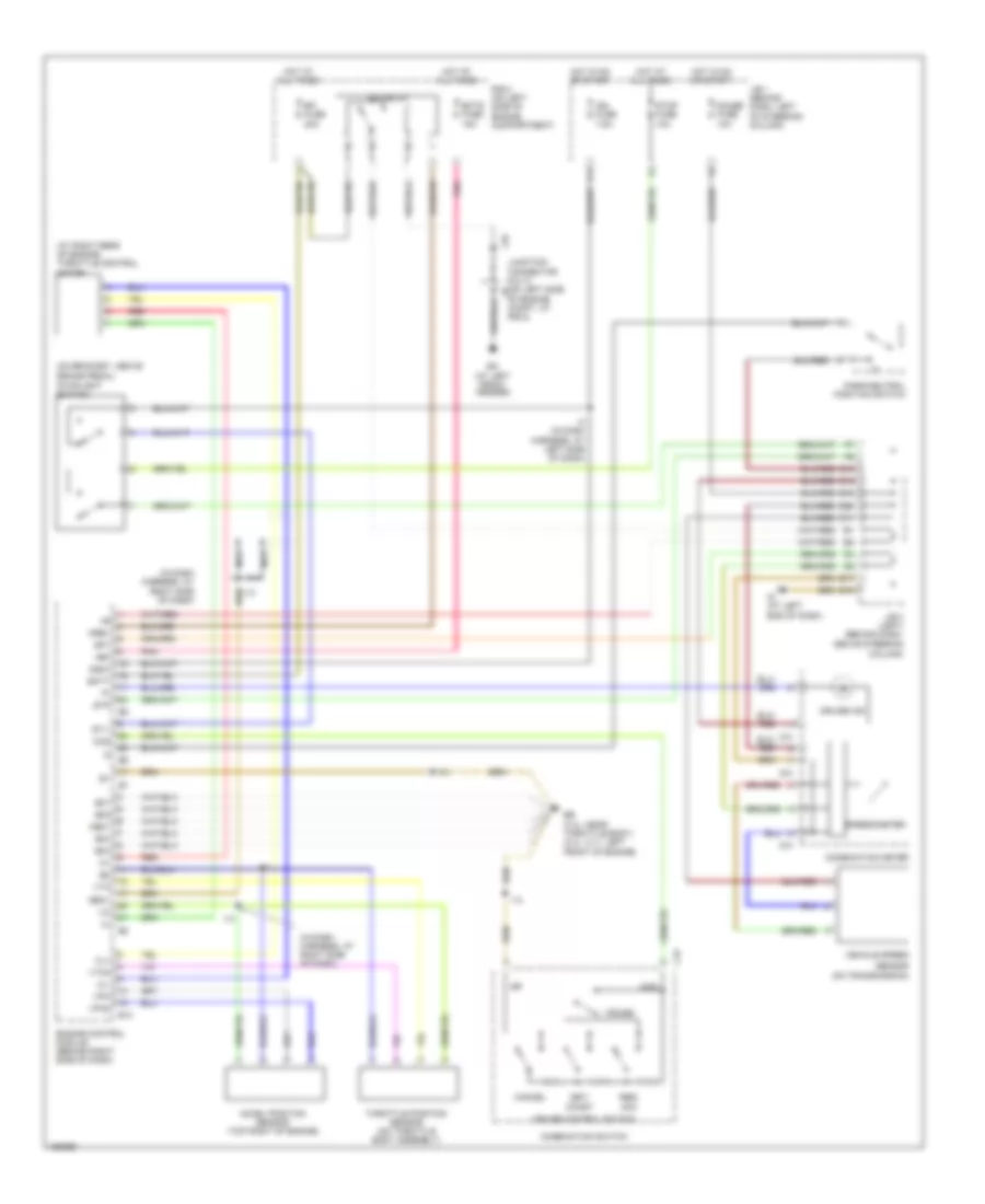 3 4L Cruise Control Wiring Diagram Except M T with 2 Wheel Drive for Toyota Tacoma 2004