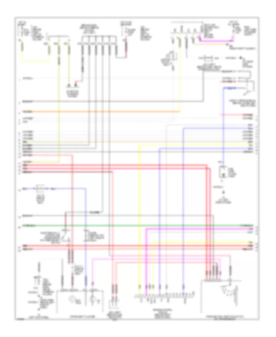 3 4L Engine Performance Wiring Diagram Except M T with 2 Wheel Drive 2 of 4 for Toyota Tacoma 2004
