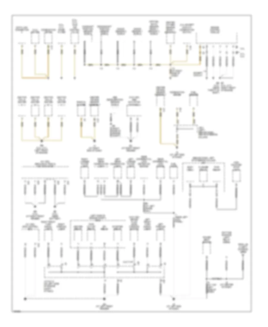 Ground Distribution Wiring Diagram 2 of 2 for Toyota Tacoma 2004