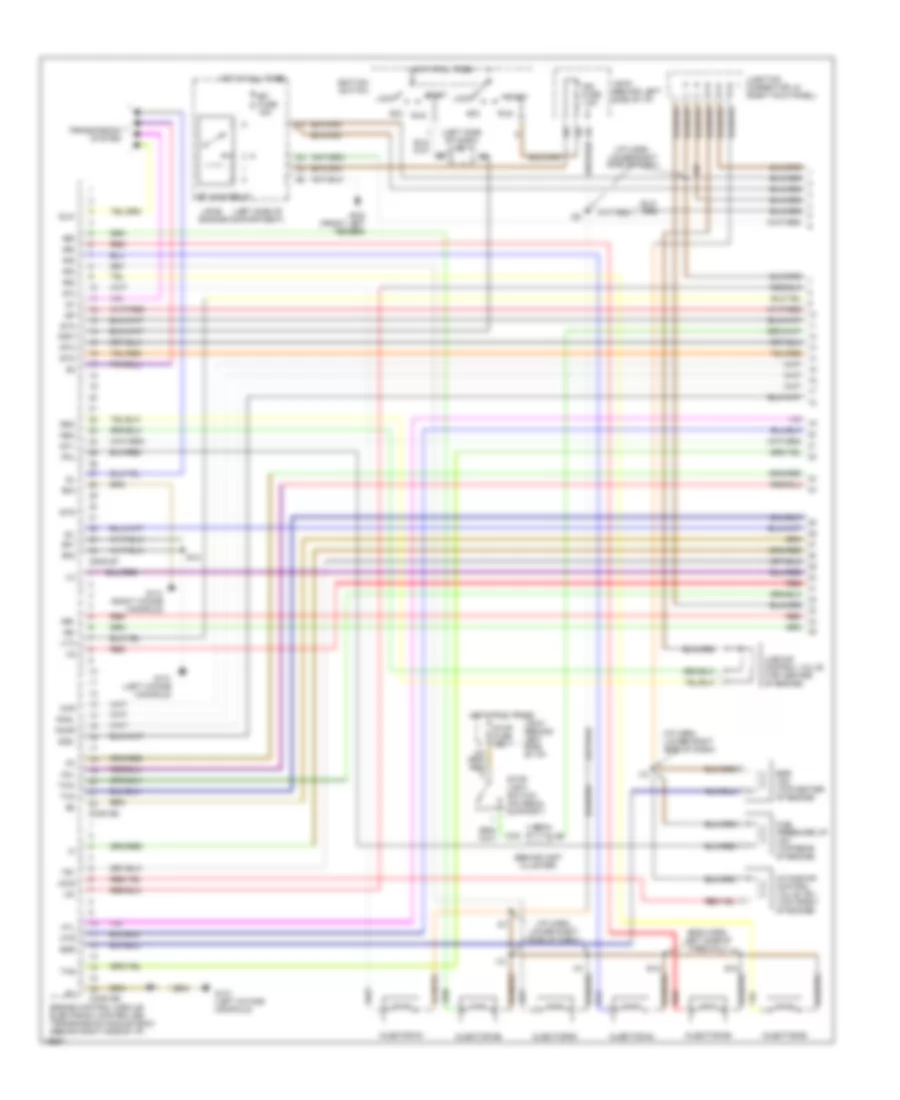 3.0L, Engine Performance Wiring Diagrams (1 of 2) for Toyota Camry LE 1996