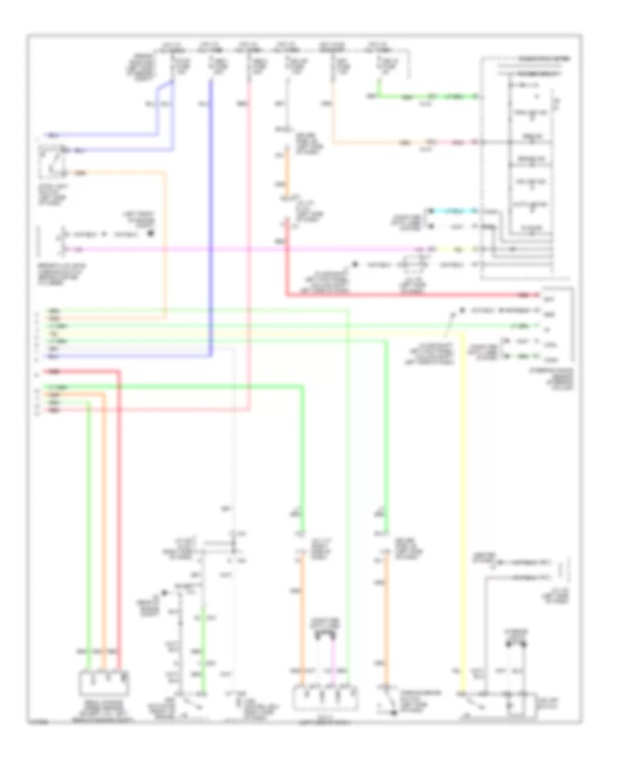 Anti-lock Brakes Wiring Diagram (2 of 2) for Toyota Tundra Limited 2011