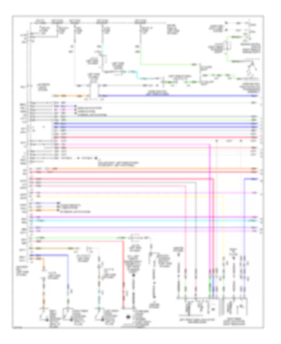 Forced Entry Wiring Diagram 1 of 2 for Toyota Tundra Limited 2011