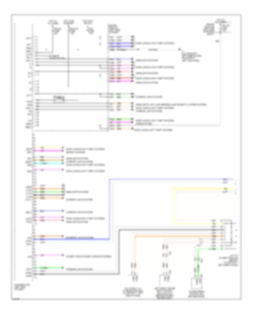 Body ECU Wiring Diagram 1 of 2 for Toyota Tundra Limited 2011
