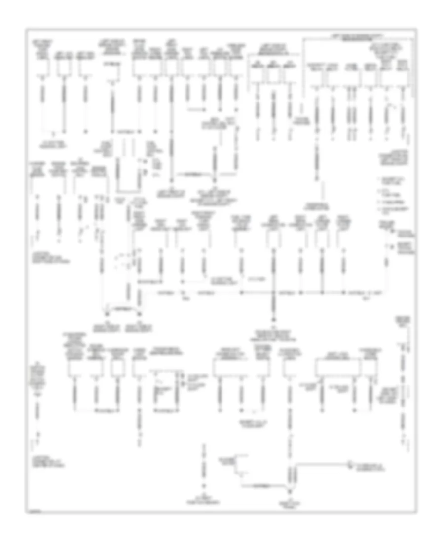 Ground Distribution Wiring Diagram 1 of 4 for Toyota Tundra Limited 2011