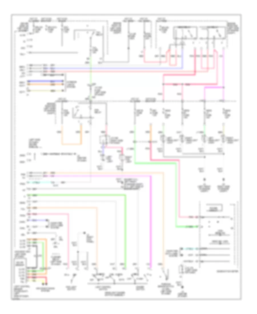 Headlights Wiring Diagram for Toyota Tundra Limited 2011