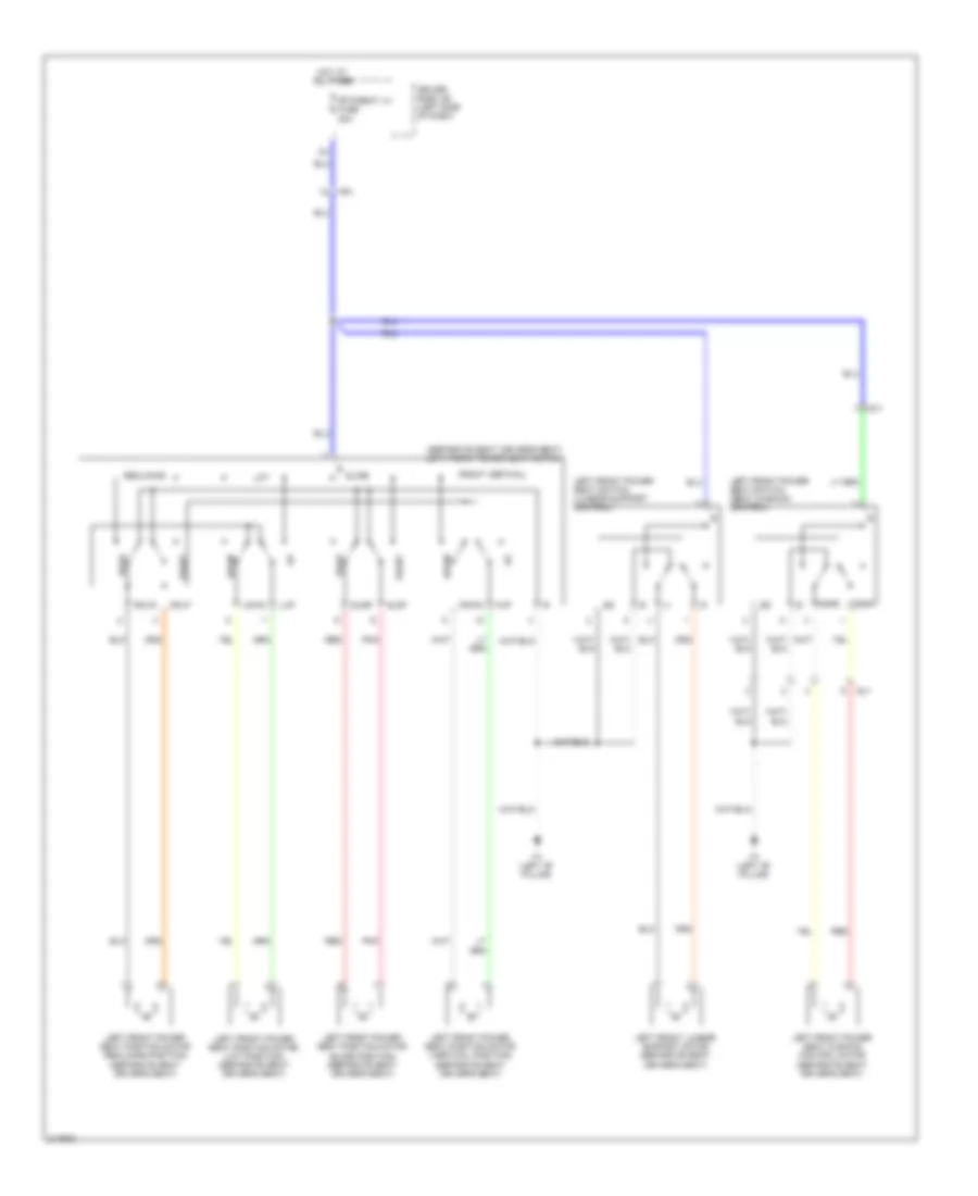Driver Power Seat Wiring Diagram for Toyota Tundra Limited 2011