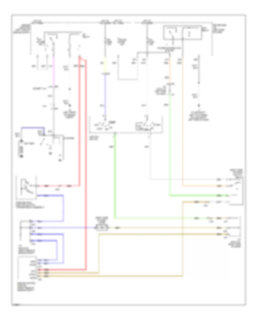 Starting Wiring Diagram for Toyota Tundra Limited 2011