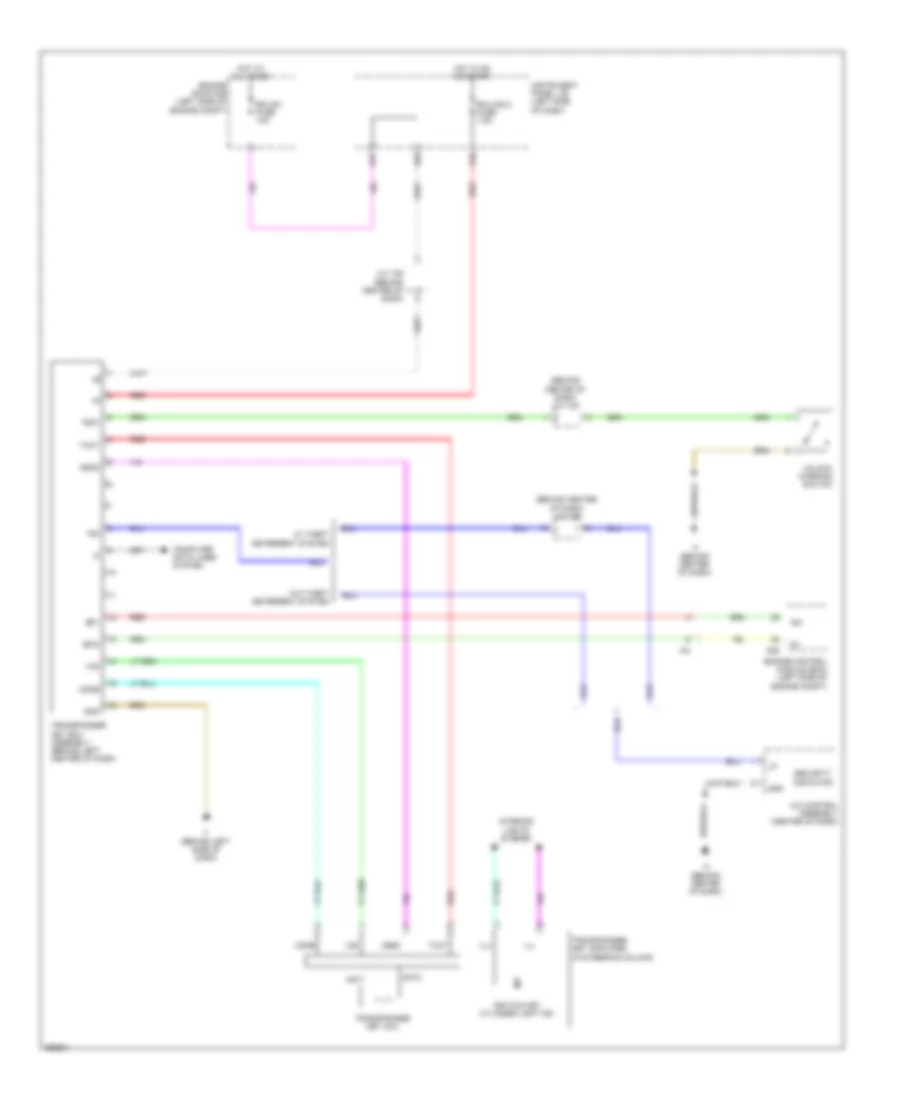 Immobilizer Wiring Diagram, Except Hybrid without Smart Key System for Toyota Camry Hybrid LE 2014