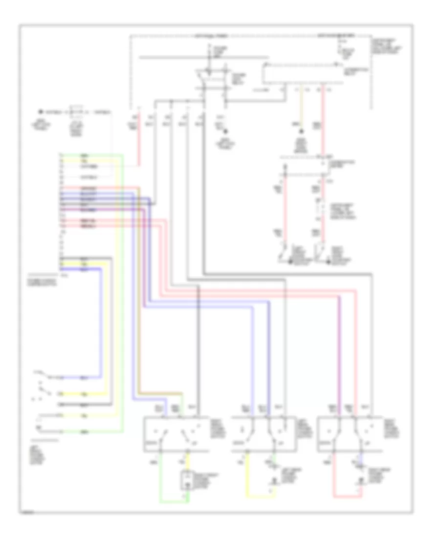 POWER WINDOWS – Toyota RAV4 EV 1999 – SYSTEM WIRING DIAGRAMS – Wiring  diagrams for cars Toyota Stereo Wiring Diagram Wiring diagrams