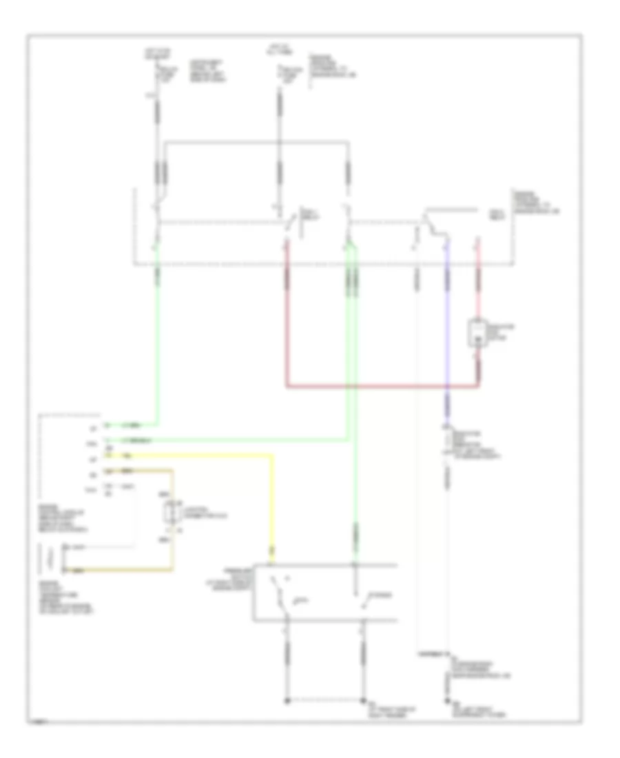 Cooling Fan Wiring Diagram for Toyota Matrix XRS 2003