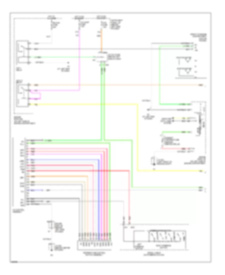 Automatic AC Wiring Diagram (1 of 2) for Toyota Avalon Limited 2008