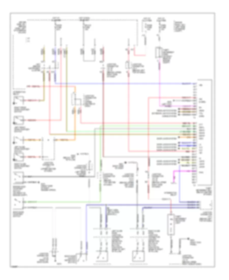 Forced Entry Wiring Diagram for Toyota Sienna CE 1999