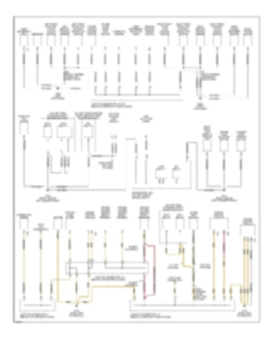 Ground Distribution Wiring Diagram 1 of 3 for Toyota Sienna CE 1999
