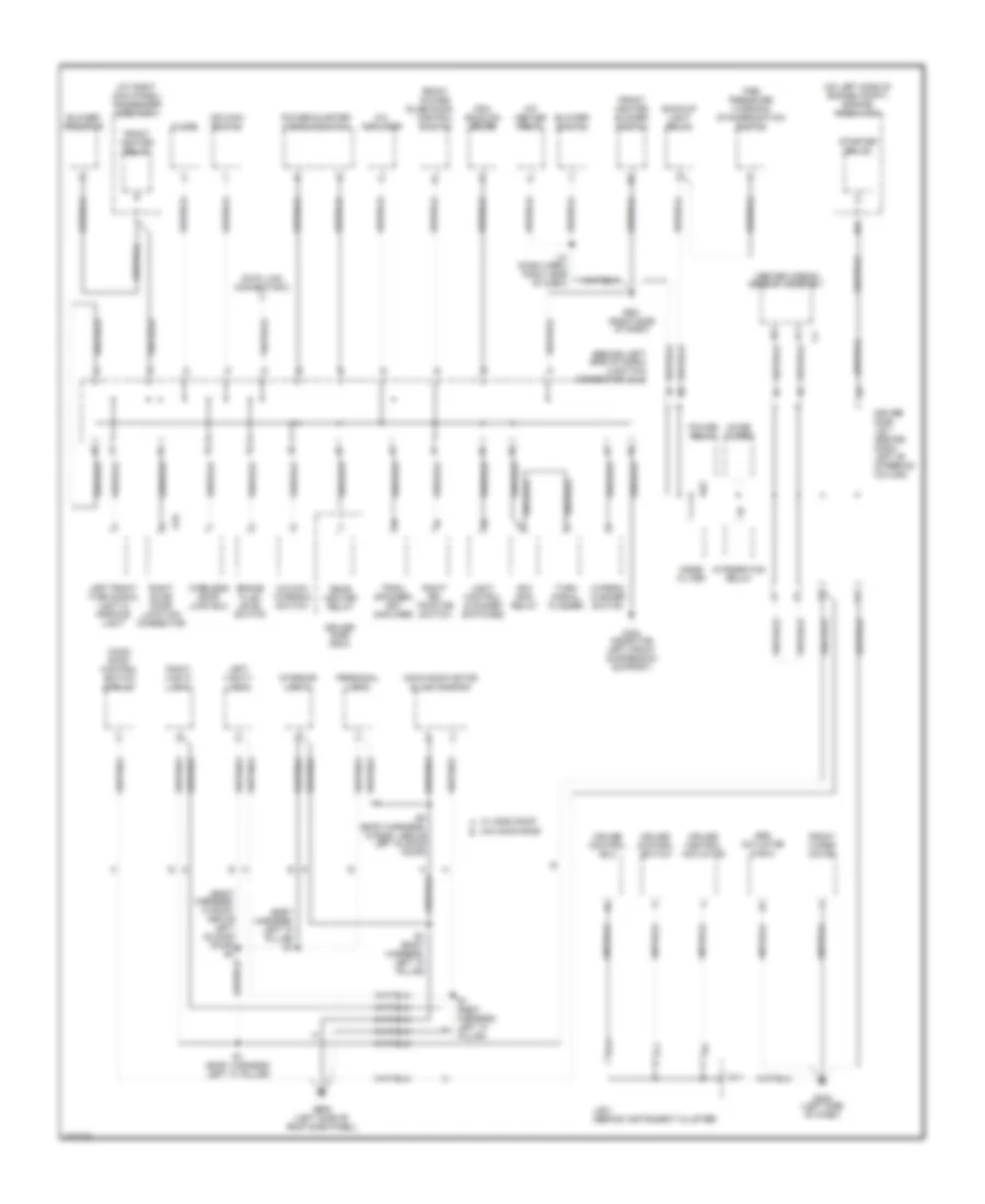 Ground Distribution Wiring Diagram (2 of 3) for Toyota Sienna CE 1999