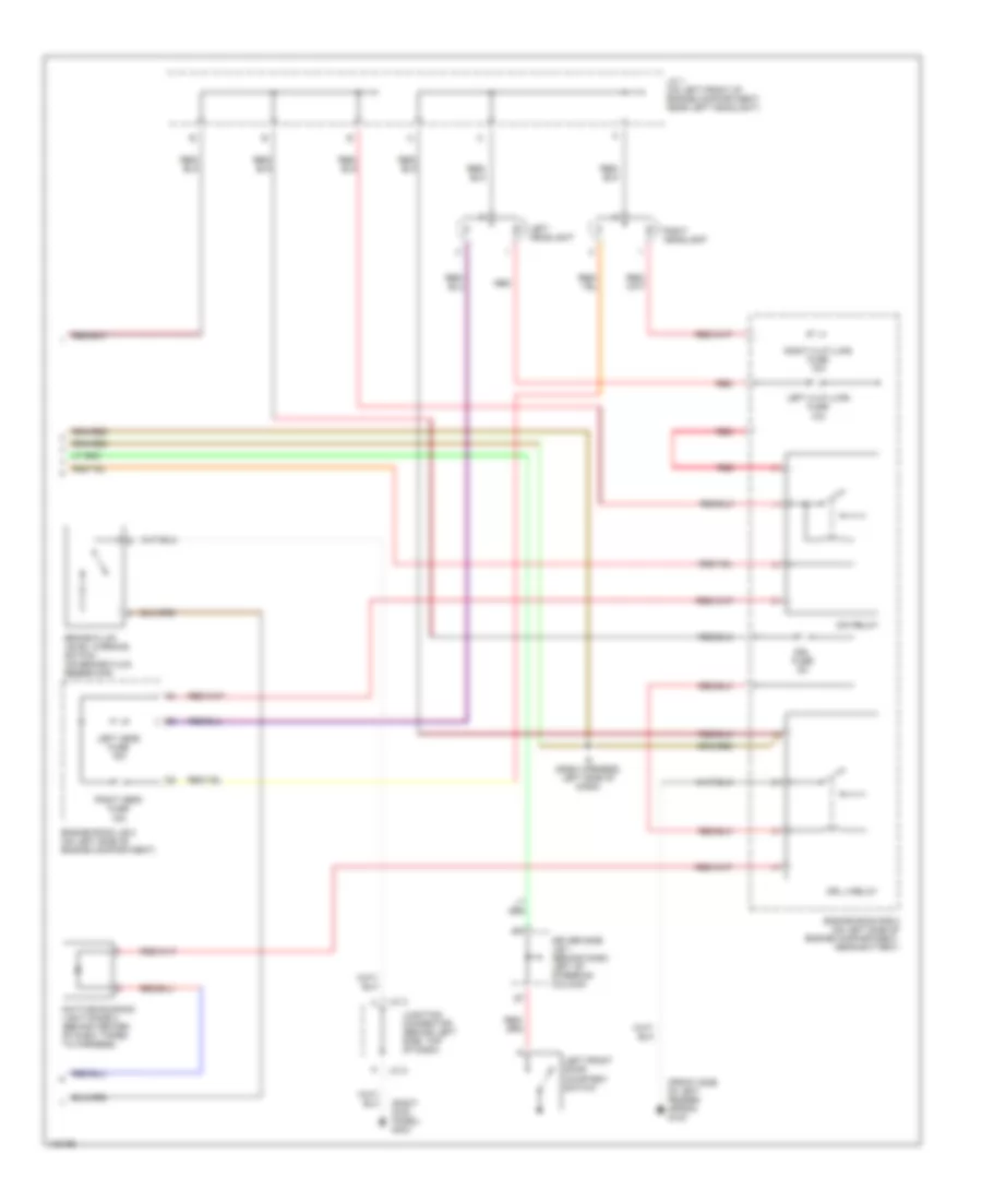 Autolamps Wiring Diagram, with DRL (2 of 2) for Toyota Sienna CE 1999