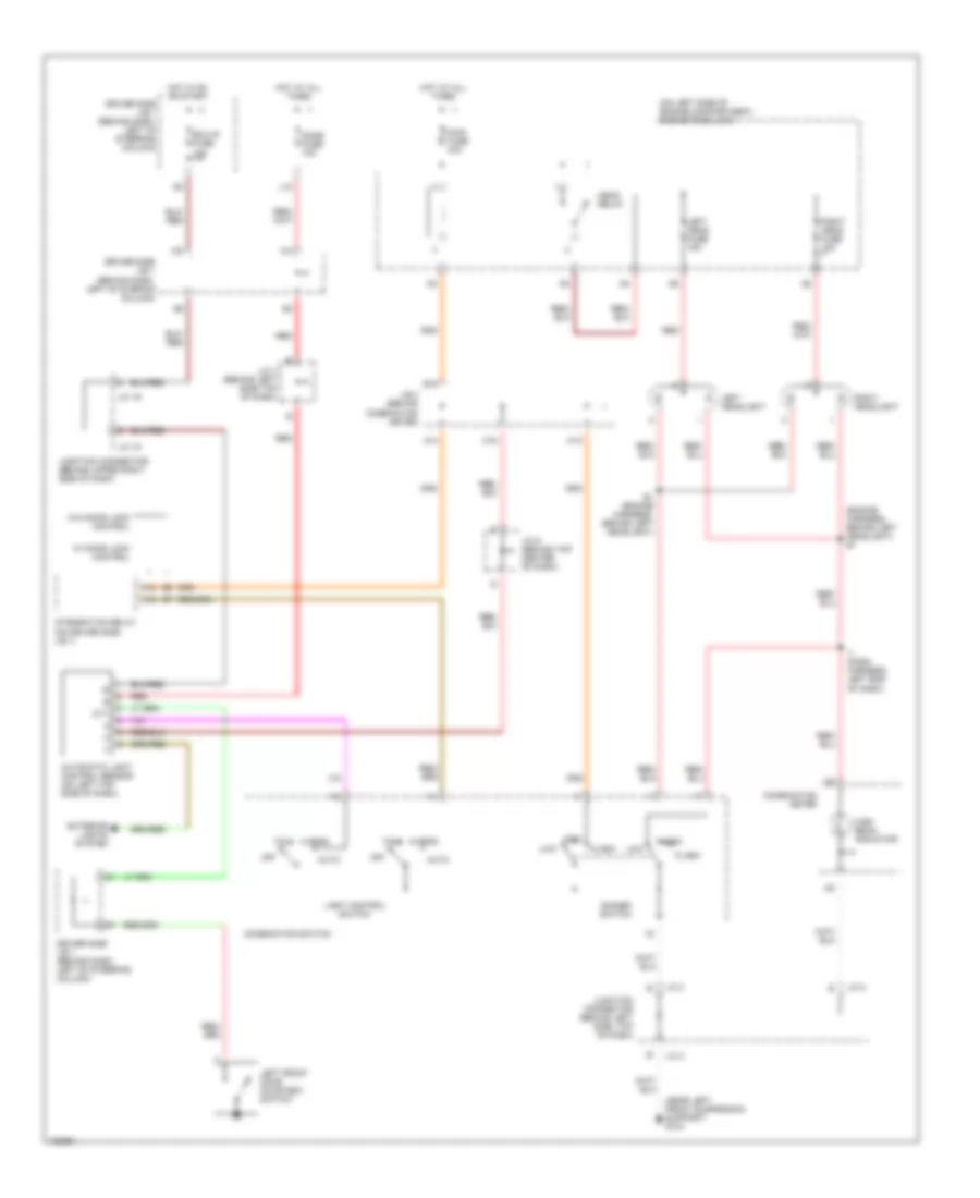 Autolamps Wiring Diagram, without DRL for Toyota Sienna CE 1999