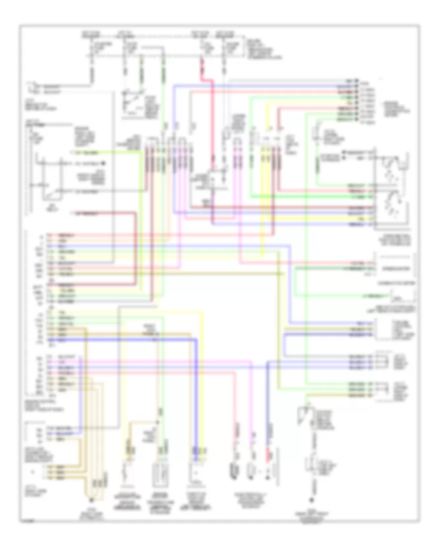 A T Wiring Diagram for Toyota Sienna CE 1999