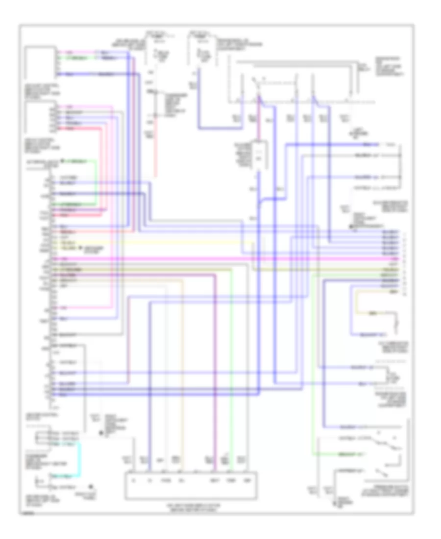 2.4L, Manual AC Wiring Diagram (1 of 2) for Toyota Camry LE 2002