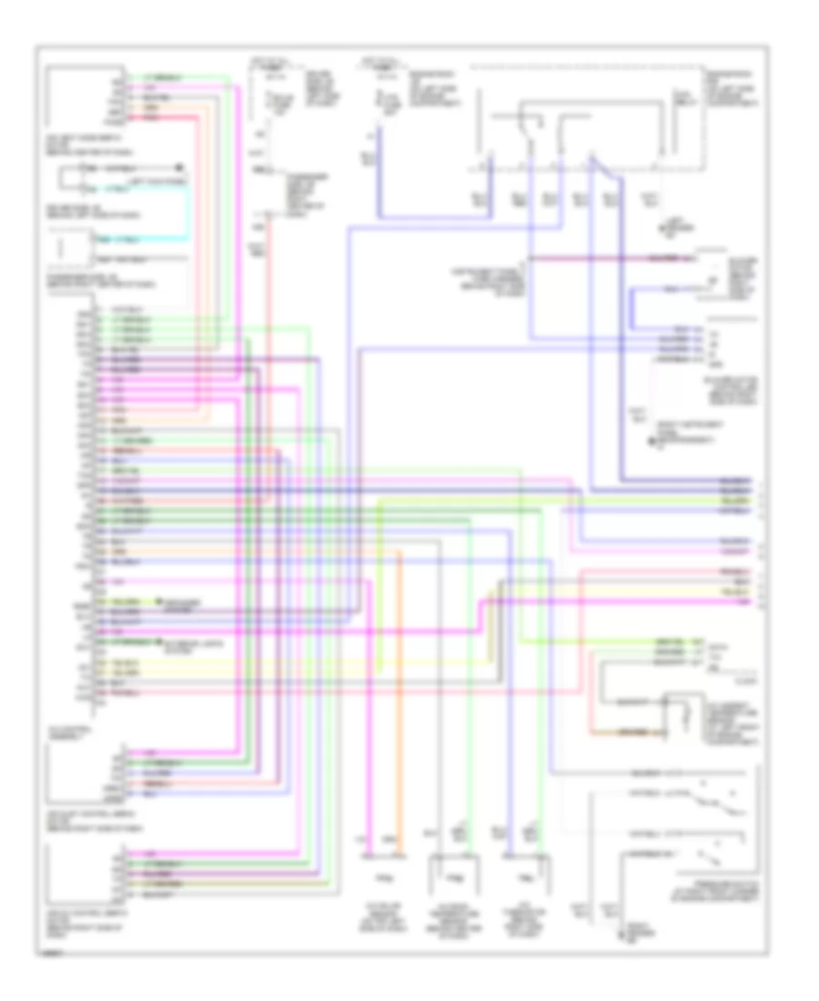 3.0L, Automatic AC Wiring Diagram (1 of 2) for Toyota Camry LE 2002