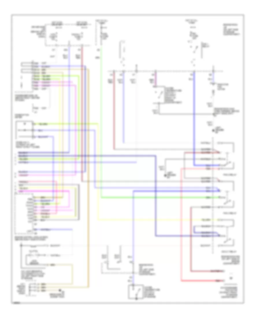 3 0L Automatic A C Wiring Diagram 2 of 2 for Toyota Camry LE 2002