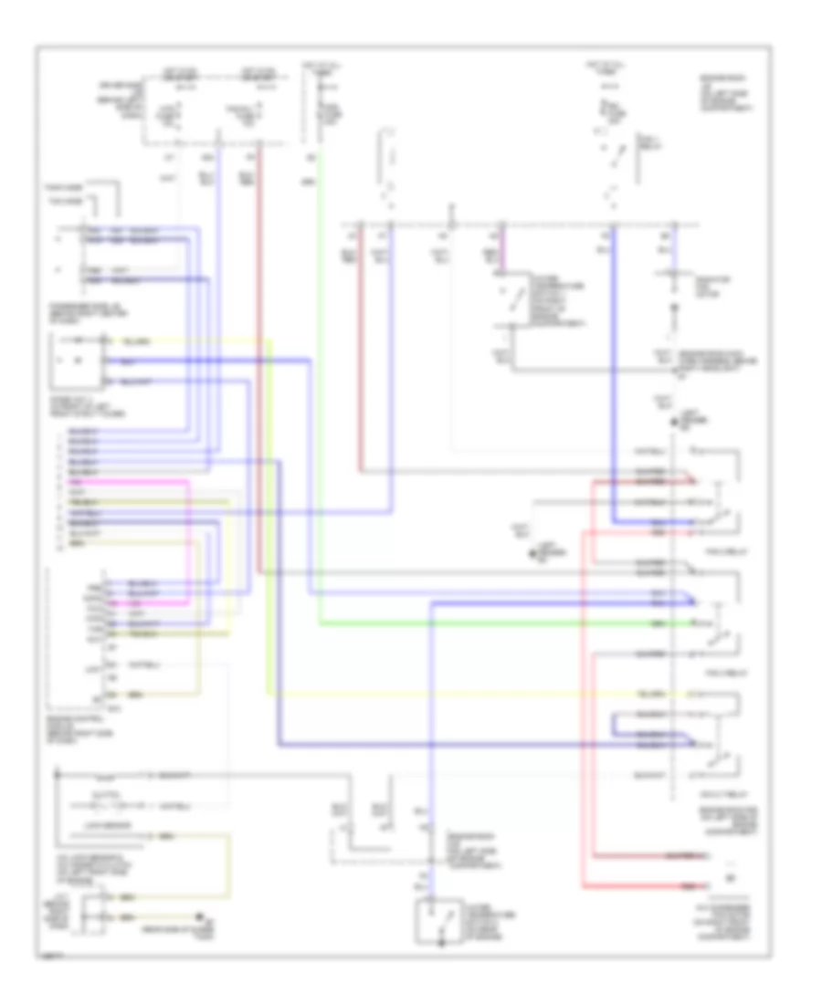 3 0L Manual A C Wiring Diagram 2 of 2 for Toyota Camry LE 2002