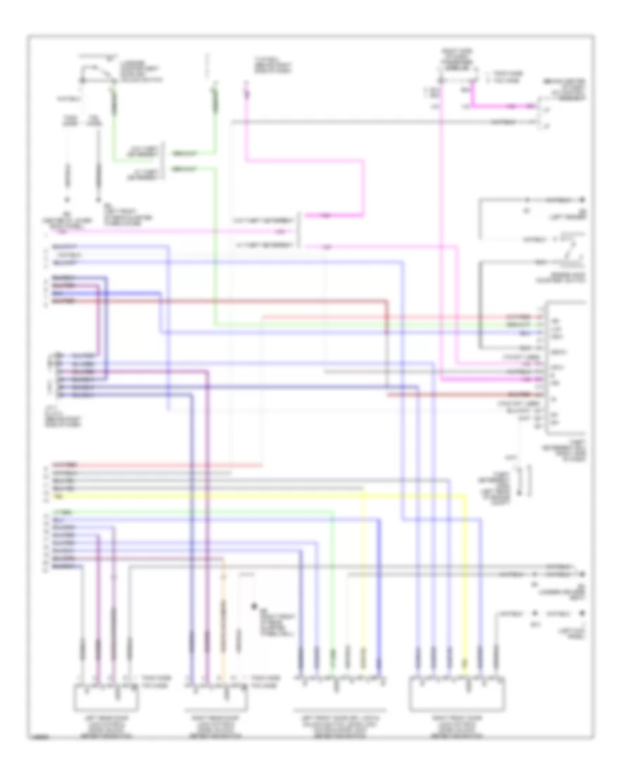 Forced Entry Wiring Diagram 2 of 2 for Toyota Camry LE 2002