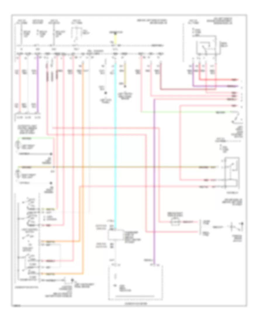 Headlight Wiring Diagram 1 of 2 for Toyota Camry LE 2002