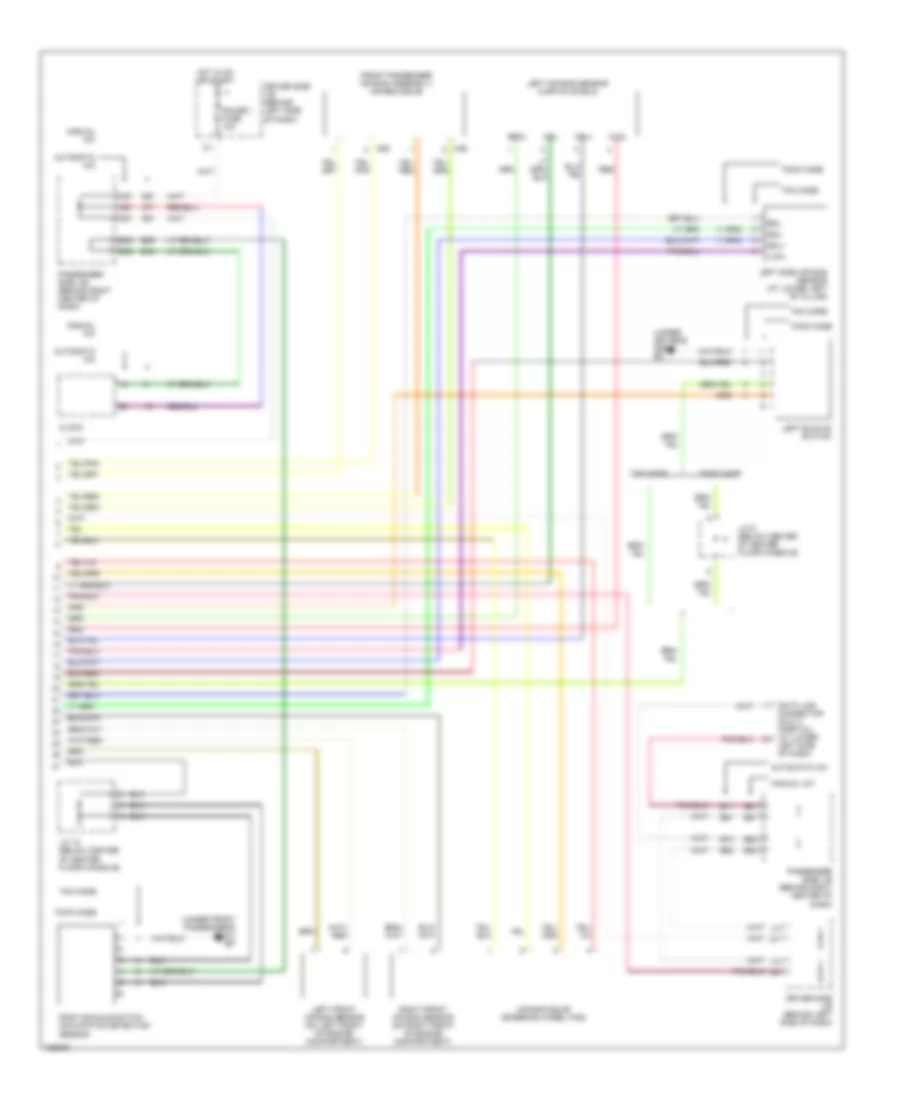 Supplemental Restraint Wiring Diagram with Side Airbag 2 of 2 for Toyota Camry LE 2002