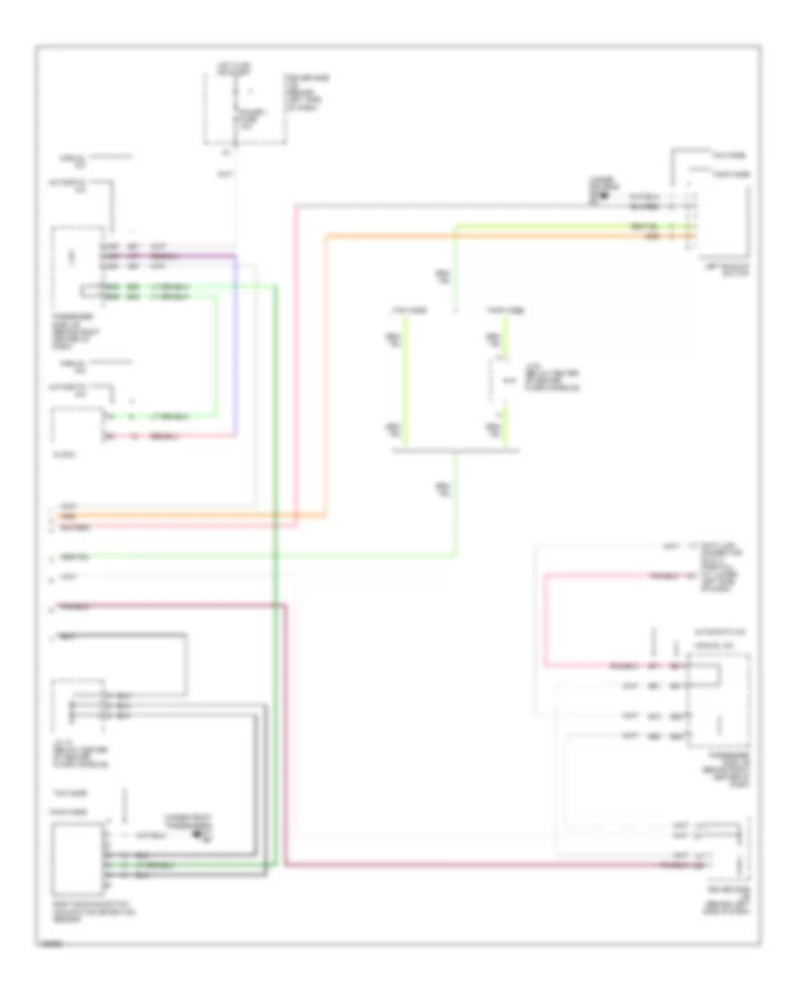 Supplemental Restraint Wiring Diagram without Side Airbag 2 of 2 for Toyota Camry LE 2002