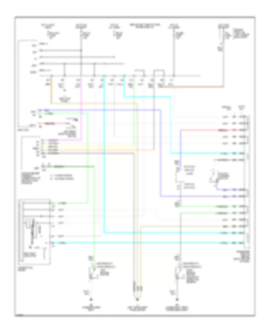 Warning System Wiring Diagrams for Toyota Camry LE 2002