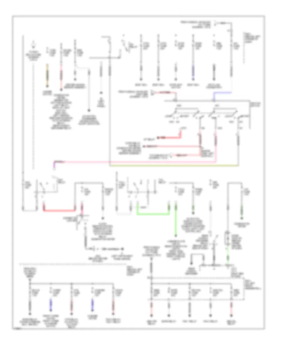 Power Distribution Wiring Diagram 2 of 2 for Toyota MR2 2003