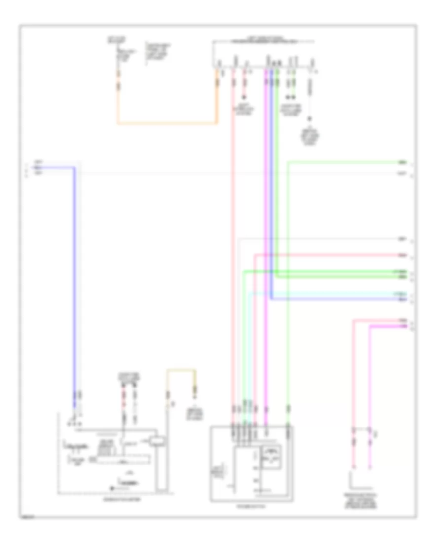Power Door Locks Wiring Diagram, Hybrid (3 of 4) for Toyota Camry Hybrid XLE 2014