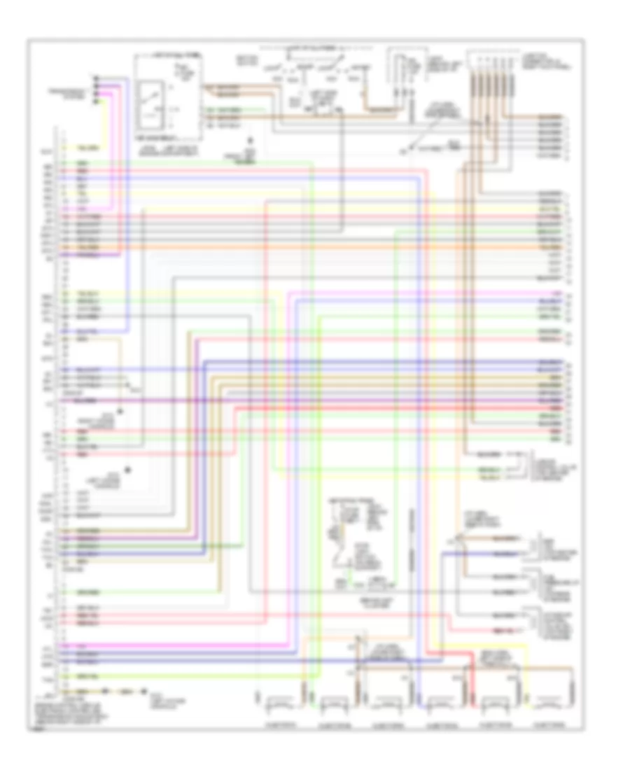 3.0L, Engine Performance Wiring Diagrams (1 of 2) for Toyota Camry XLE 1996