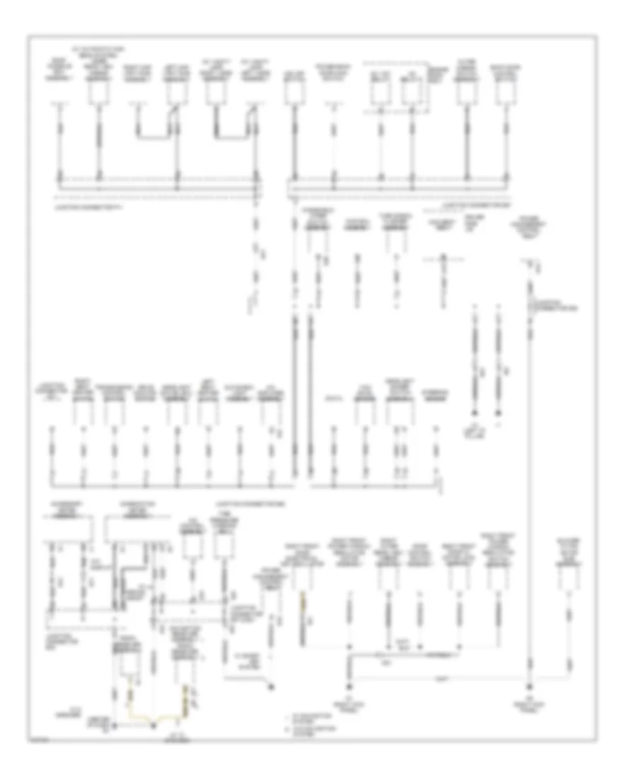 Ground Distribution Wiring Diagram (4 of 4) for Toyota Venza 2011