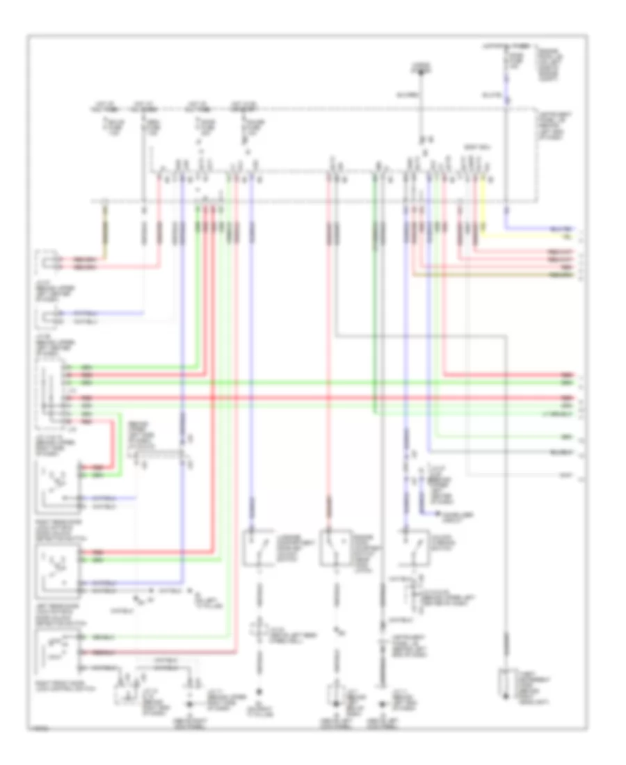 Forced Entry Wiring Diagram 1 of 2 for Toyota Prius 2003
