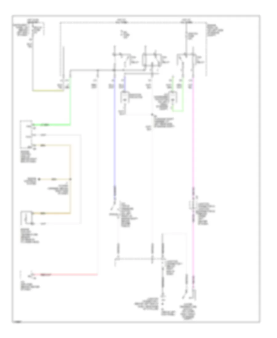 Cooling Fan Wiring Diagram for Toyota Prius 2003