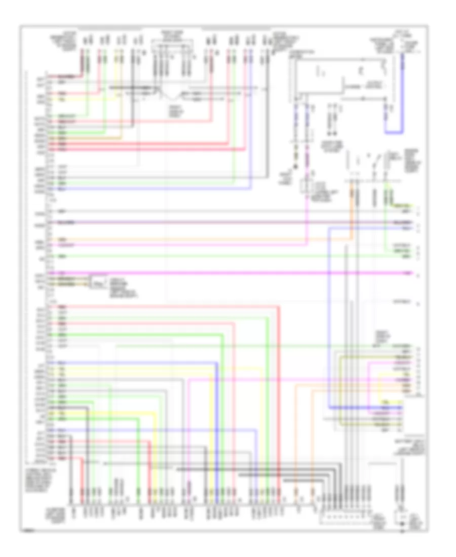 Hybrid System Wiring Diagram 1 of 3 for Toyota Prius 2003