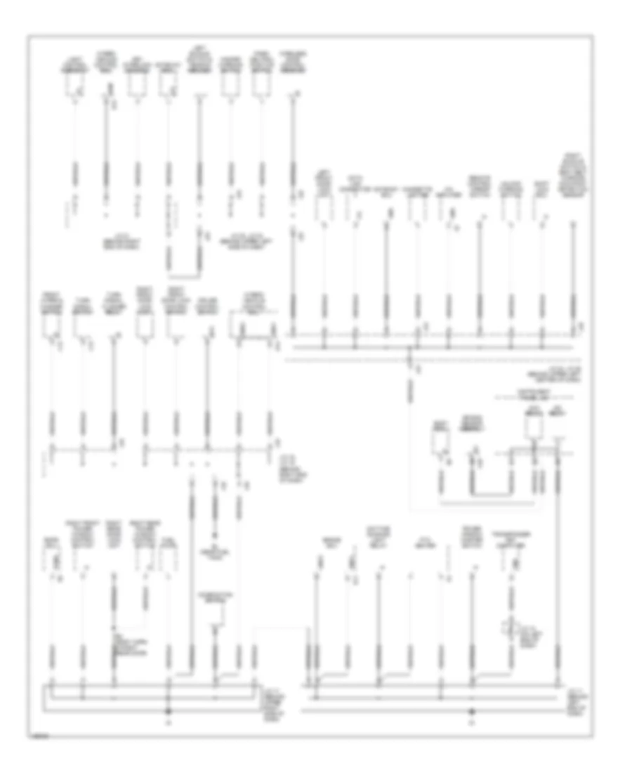 Ground Distribution Wiring Diagram (2 of 3) for Toyota Prius 2003