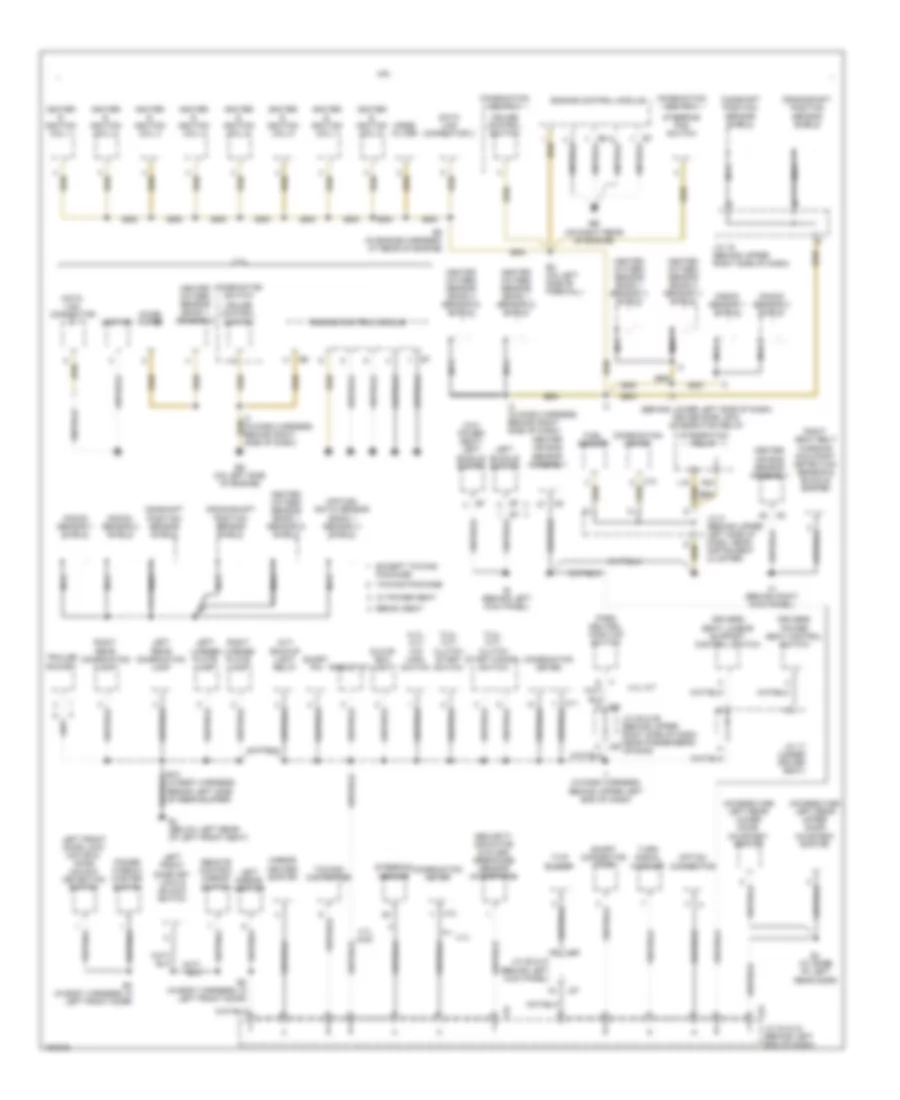 Ground Distribution Wiring Diagram, AccessStandard Cab (2 of 2) for Toyota Tundra 2004