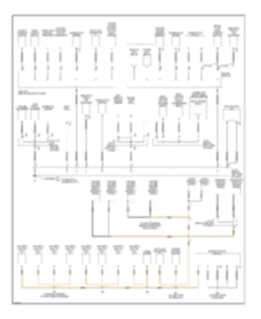 Ground Distribution Wiring Diagram, Double Cab (2 of 3) for Toyota Tundra 2004