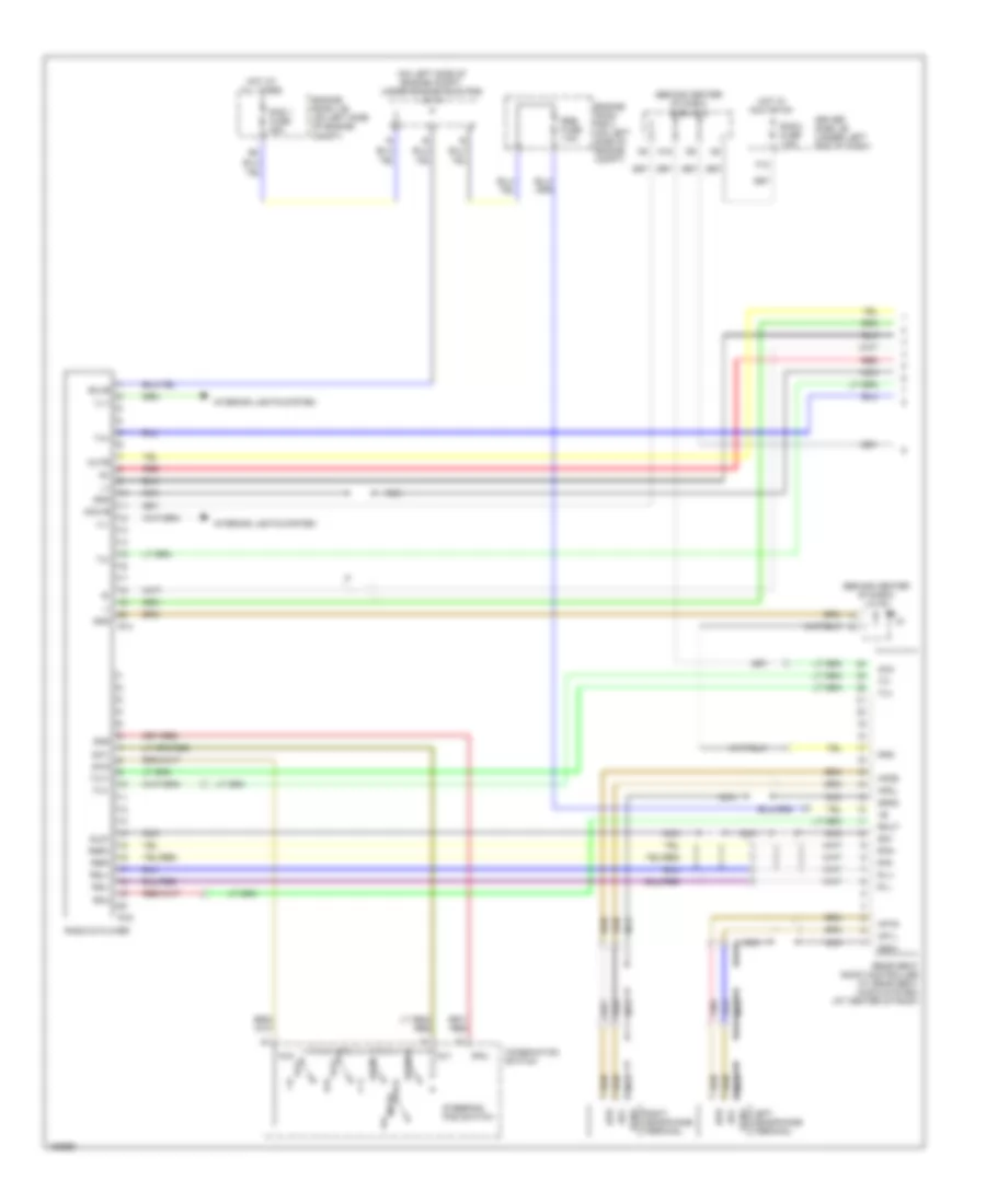 8 Speaker System Wiring Diagram Double Cab 1 of 2 for Toyota Tundra 2004