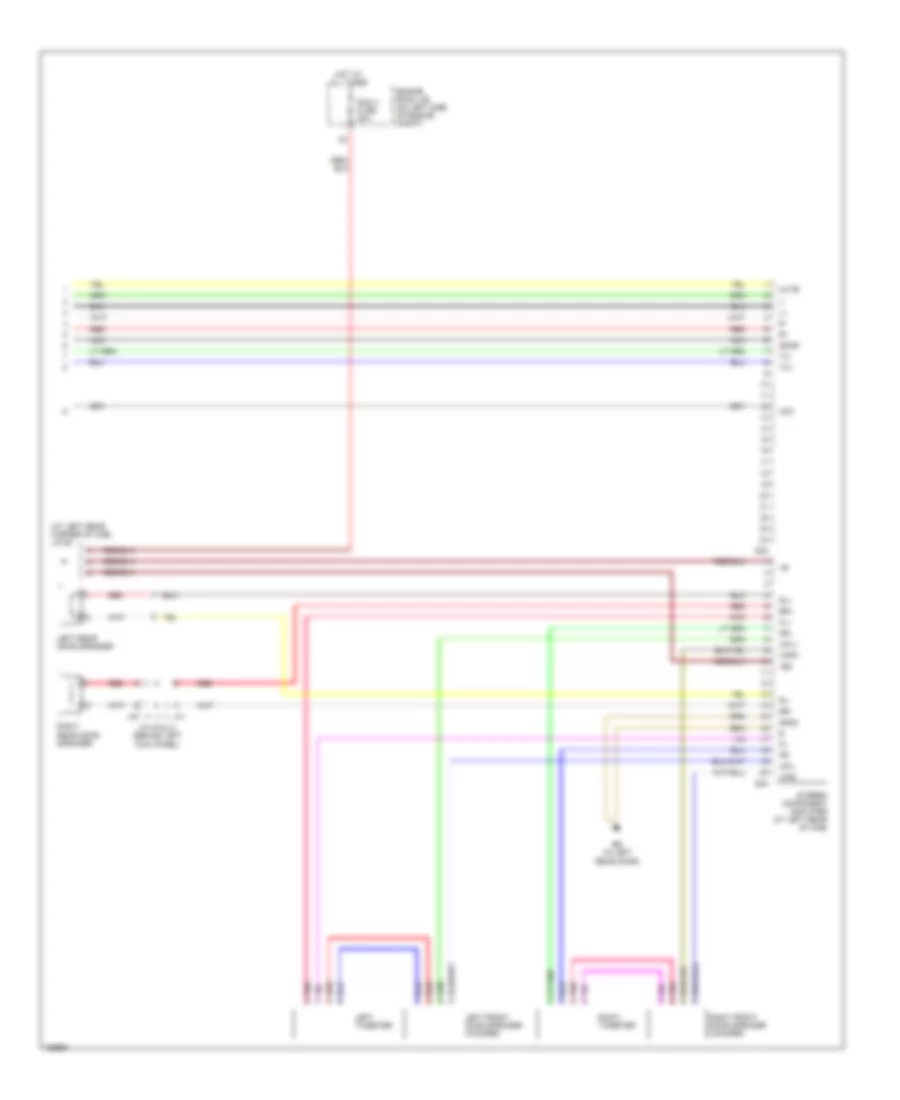 8-Speaker System Wiring Diagram, Double Cab (2 of 2) for Toyota Tundra 2004
