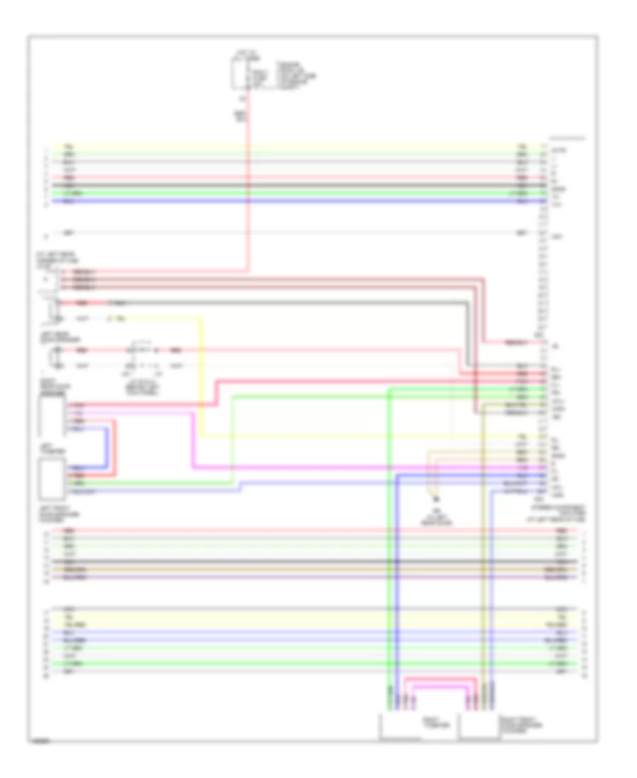 Rear Seat Entertainment Wiring Diagram, Double Cab (2 of 3) for Toyota Tundra 2004