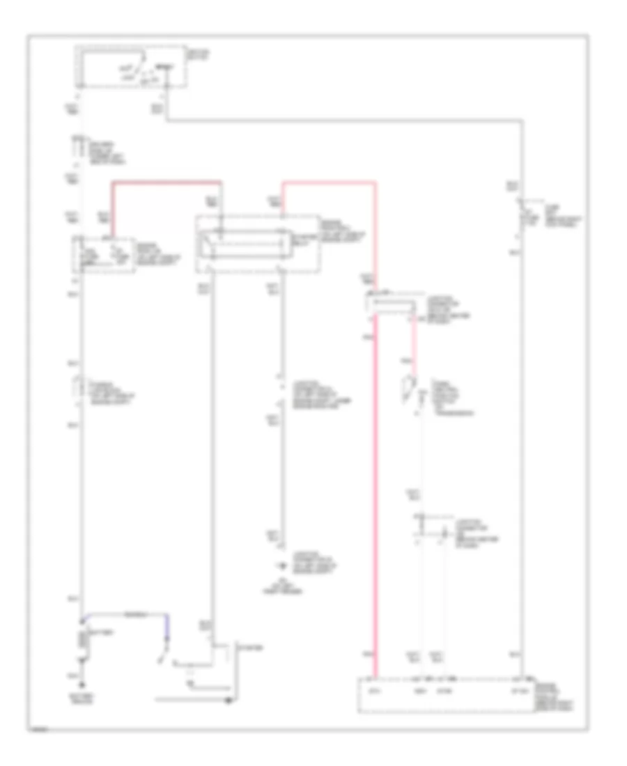 Starting Wiring Diagram, Double Cab for Toyota Tundra 2004